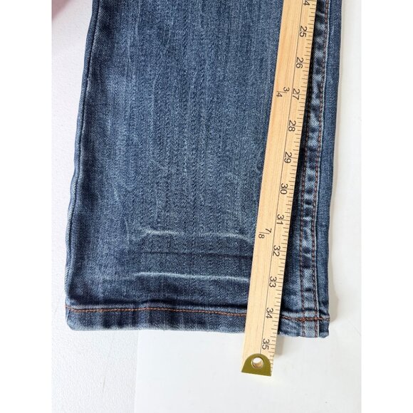 Cowgirl Tuff Bootcut Jeans Womens Size 29 Dark Wash Earth Shutters Denim Cowgirl - Picture 12 of 15